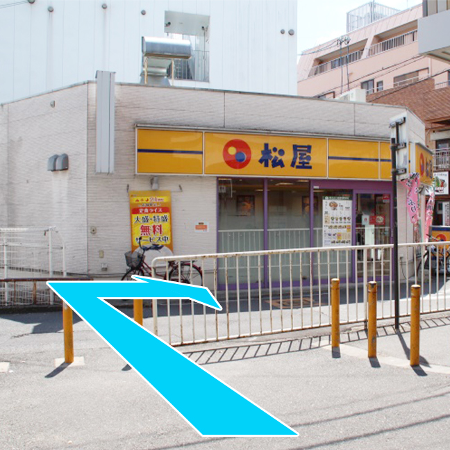 萱島駅　西口からのアクセス3