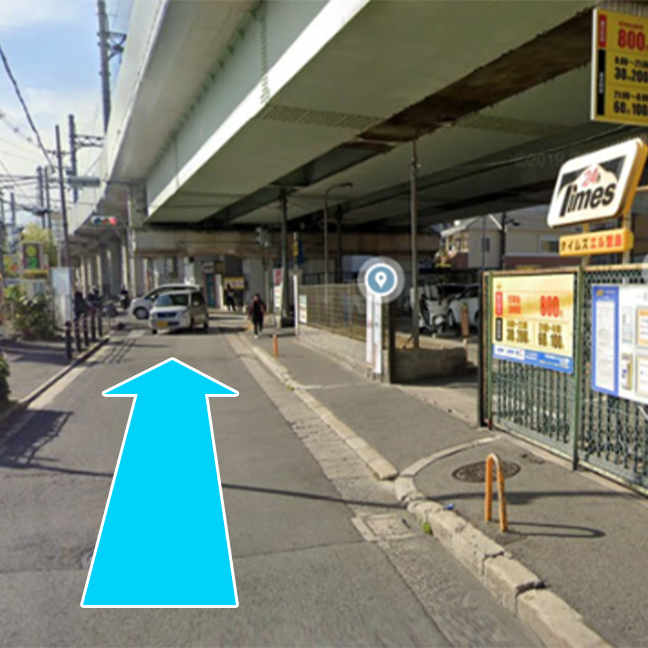 萱島駅　西口からのアクセス6